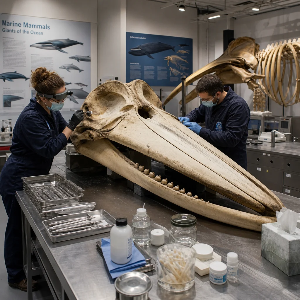 Preservation of Cetacean Skeletal Remains for Academic and Museum Research