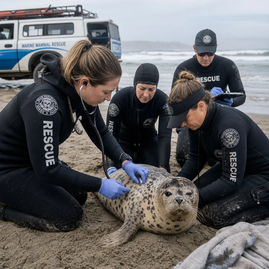 Coastal Marine Mammal Stranding Networks: Roles and Rapid Response Protocols