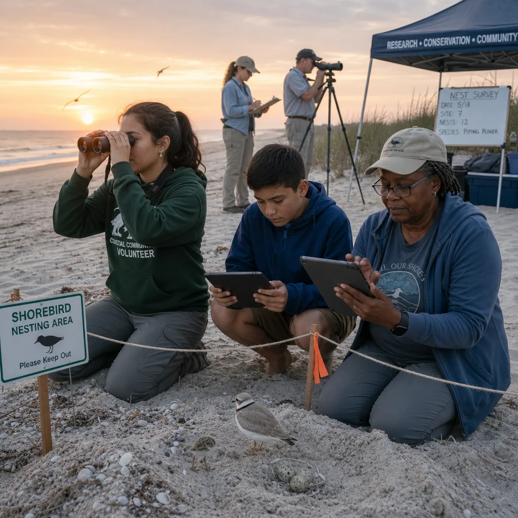 Community-Based Citizen Science in Coastal Wildlife Protection Programs